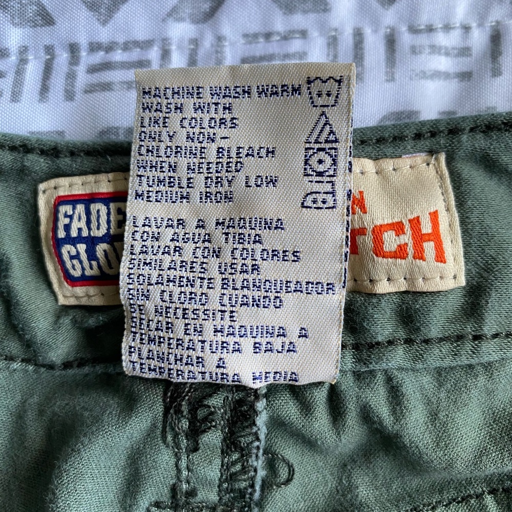 Faded Glory Olive Green Cargo Capri Pants Plus Size 22W - Picture 4 of 5